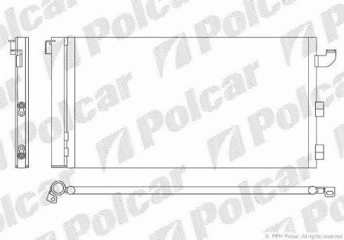 Polcar 3003K8C2 - Kondenzator, klima-Uređaj www.molydon.hr