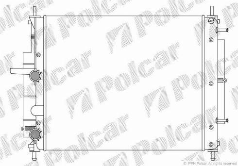 Polcar 301908A6 - Hladnjak, hladjenje motora www.molydon.hr