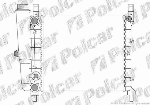 Polcar 3016089X - Hladnjak, hladjenje motora www.molydon.hr