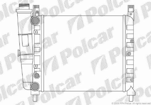 Polcar 301608-9 - Hladnjak, hladjenje motora www.molydon.hr