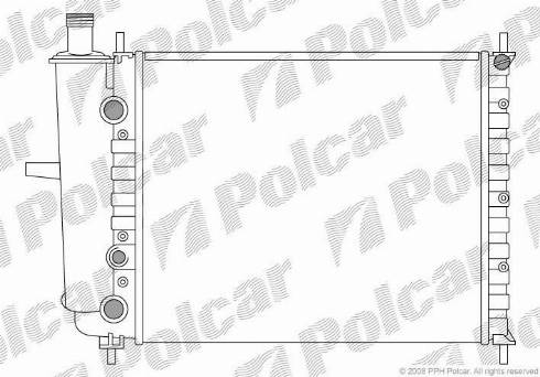 Polcar 3018081X - Hladnjak, hladjenje motora www.molydon.hr