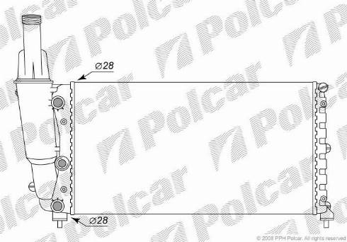 Polcar 3017083X - Hladnjak, hladjenje motora www.molydon.hr