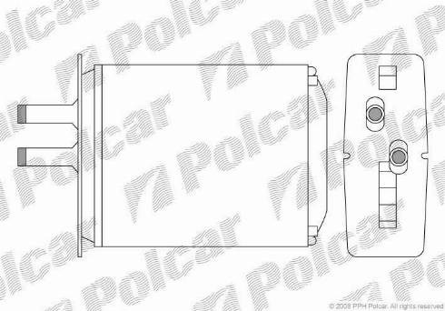 Polcar 3017N8-2 - Izmjenjivač topline, grijanje unutrasnjeg prostora www.molydon.hr