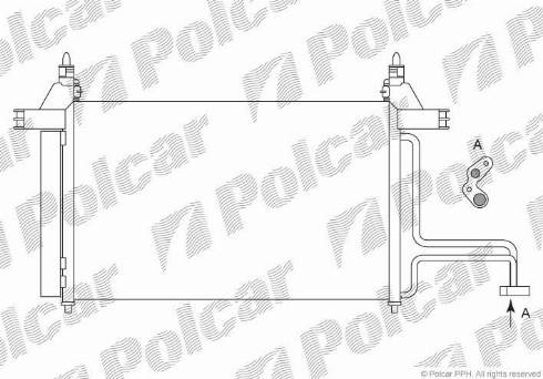 Polcar 3030K8C1 - Kondenzator, klima-Uređaj www.molydon.hr