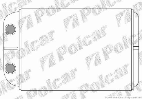 Polcar 3030N81X - Izmjenjivač topline, grijanje unutrasnjeg prostora www.molydon.hr