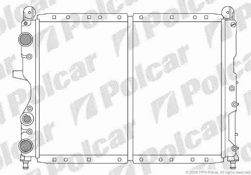 Polcar 302608-5 - Hladnjak, hladjenje motora www.molydon.hr