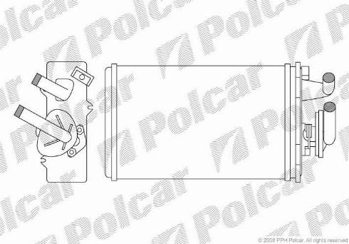 Polcar 3026N82X - Izmjenjivač topline, grijanje unutrasnjeg prostora www.molydon.hr