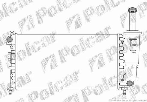 Polcar 302308-6 - Hladnjak, hladjenje motora www.molydon.hr