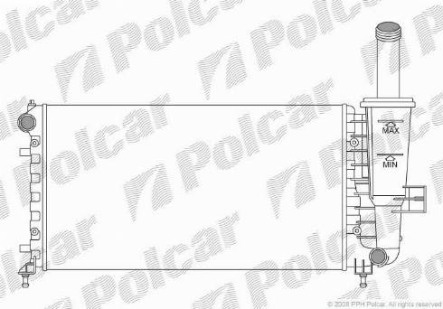 Polcar 302308A1 - Hladnjak, hladjenje motora www.molydon.hr