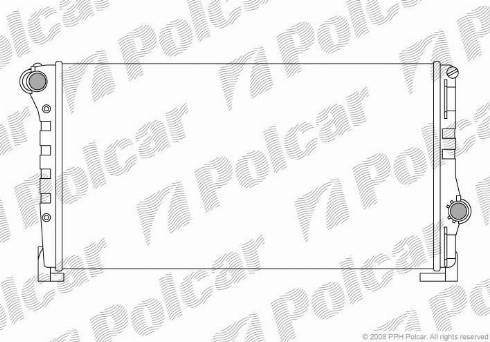 Polcar 302308A3 - Hladnjak, hladjenje motora www.molydon.hr