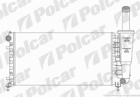 Polcar 302308A2 - Hladnjak, hladjenje motora www.molydon.hr