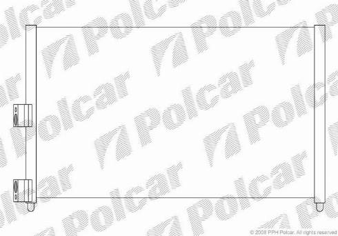 Polcar 3023K83X - Kondenzator, klima-Uređaj www.molydon.hr