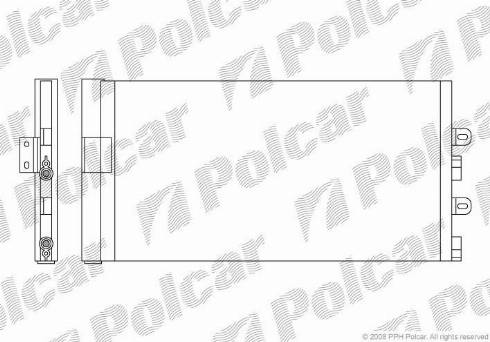 Polcar 3023K8C2 - Kondenzator, klima-Uređaj www.molydon.hr