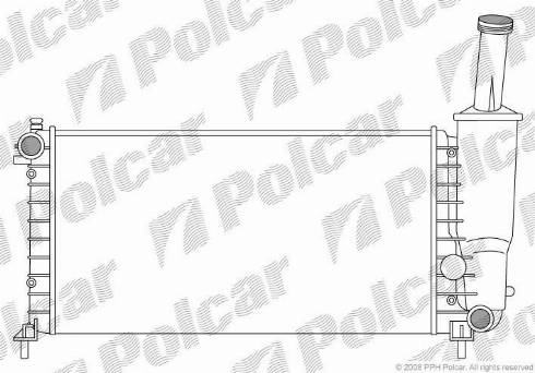 Polcar 3022086X - Hladnjak, hladjenje motora www.molydon.hr