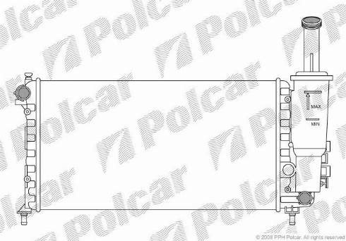 Polcar 302208-7 - Hladnjak, hladjenje motora www.molydon.hr