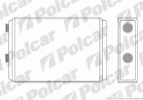 Polcar 3022N81X - Izmjenjivač topline, grijanje unutrasnjeg prostora www.molydon.hr