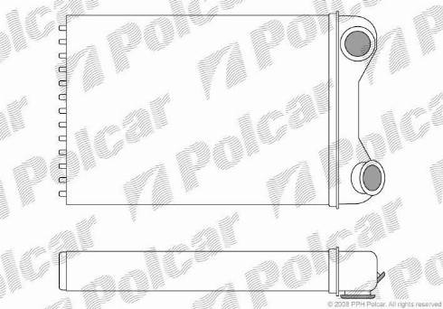 Polcar 3022N82X - Izmjenjivač topline, grijanje unutrasnjeg prostora www.molydon.hr