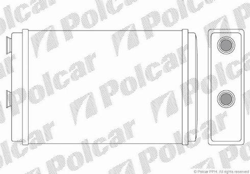 Polcar 3022N8A1 - Izmjenjivač topline, grijanje unutrasnjeg prostora www.molydon.hr