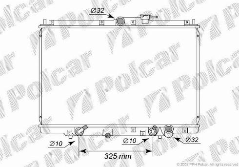 Polcar 3860081K - Hladnjak, hladjenje motora www.molydon.hr