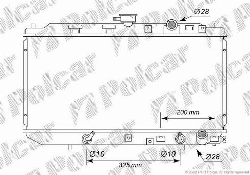 Polcar 3805085K - Hladnjak, hladjenje motora www.molydon.hr