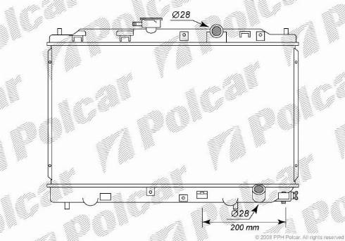 Polcar 3805086K - Hladnjak, hladjenje motora www.molydon.hr