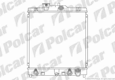 Polcar 3807089K - Hladnjak, hladjenje motora www.molydon.hr