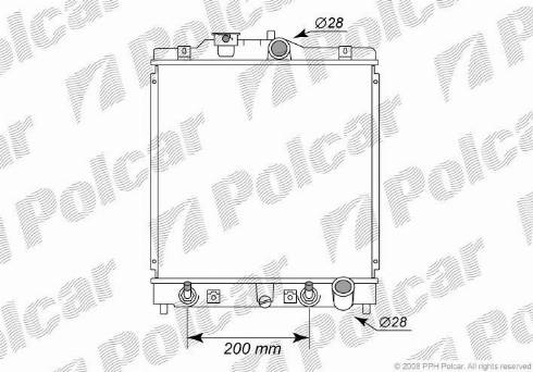 Polcar 380708-9 - Hladnjak, hladjenje motora www.molydon.hr