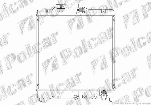 Polcar 380708-6 - Hladnjak, hladjenje motora www.molydon.hr