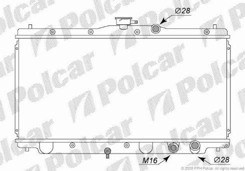 Polcar 3816082K - Hladnjak, hladjenje motora www.molydon.hr