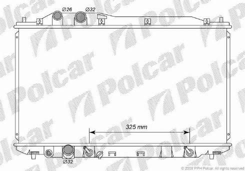 Polcar 3829083K - Hladnjak, hladjenje motora www.molydon.hr