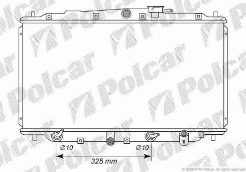 Polcar 3820084K - Hladnjak, hladjenje motora www.molydon.hr