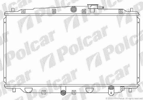 Polcar 3820083K - Hladnjak, hladjenje motora www.molydon.hr