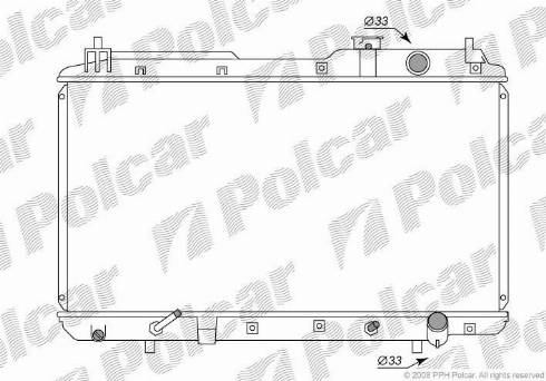 Polcar 3875081K - Hladnjak, hladjenje motora www.molydon.hr