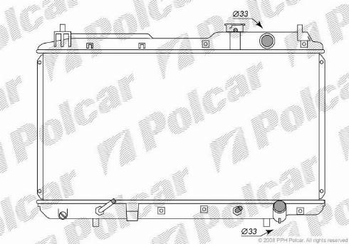 Polcar 387508-1 - Hladnjak, hladjenje motora www.molydon.hr