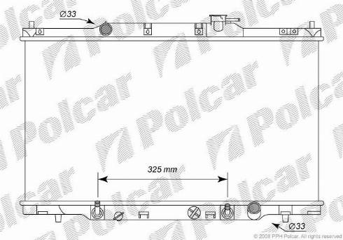 Polcar 387608-2 - Hladnjak, hladjenje motora www.molydon.hr