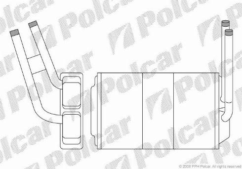 Polcar 3244N8-1 - Izmjenjivač topline, grijanje unutrasnjeg prostora www.molydon.hr