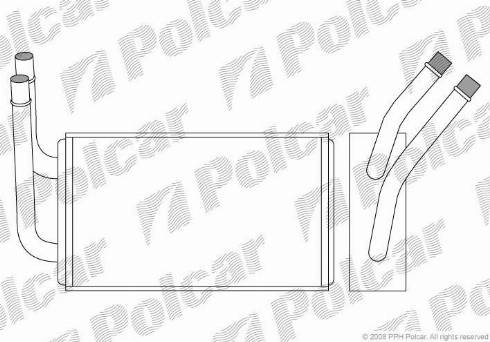 Polcar 3246N81X - Izmjenjivač topline, grijanje unutrasnjeg prostora www.molydon.hr