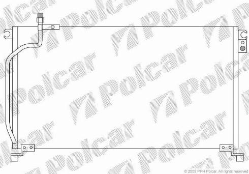 Polcar 3250K8C1 - Kondenzator, klima-Uređaj www.molydon.hr