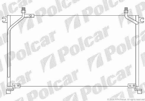 Polcar 3250K8C2 - Kondenzator, klima-Uređaj www.molydon.hr