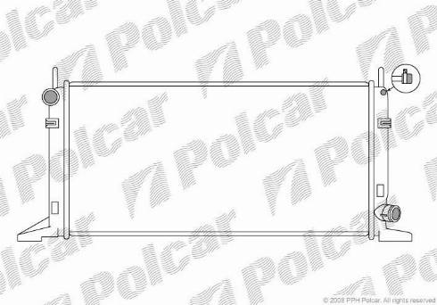 Polcar 320408-4 - Hladnjak, hladjenje motora www.molydon.hr