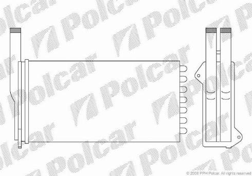 Polcar 3206N81X - Izmjenjivač topline, grijanje unutrasnjeg prostora www.molydon.hr