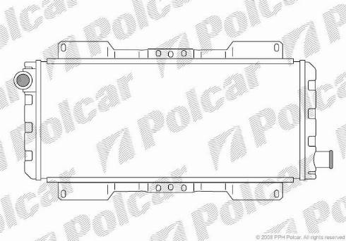 Polcar 320308-2 - Hladnjak, hladjenje motora www.molydon.hr