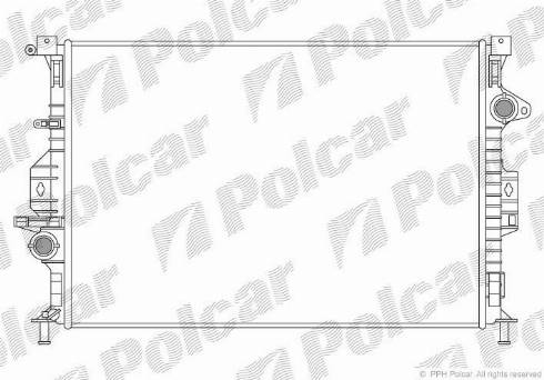 Polcar 3219080K - Hladnjak, hladjenje motora www.molydon.hr