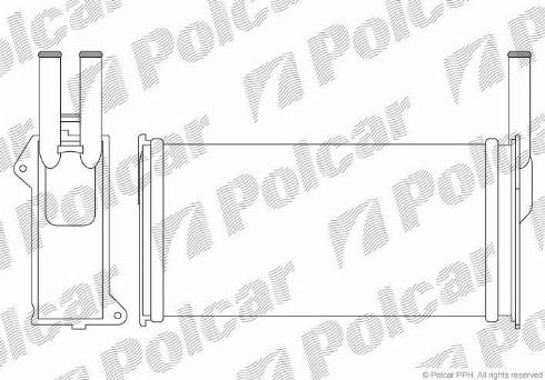 Polcar 3214N81X - Izmjenjivač topline, grijanje unutrasnjeg prostora www.molydon.hr