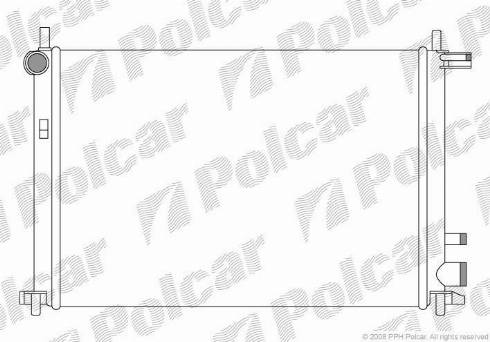 Polcar 321008A1 - Hladnjak, hladjenje motora www.molydon.hr