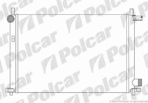 Polcar 321008A3 - Hladnjak, hladjenje motora www.molydon.hr