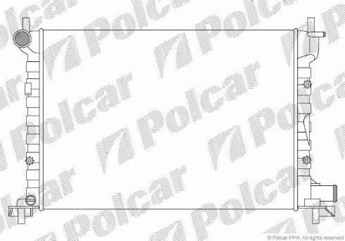 Polcar 321008A2 - Hladnjak, hladjenje motora www.molydon.hr