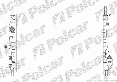 Polcar 321808-5 - Hladnjak, hladjenje motora www.molydon.hr