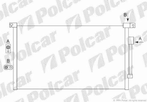 Polcar 3218K81X - Kondenzator, klima-Uređaj www.molydon.hr