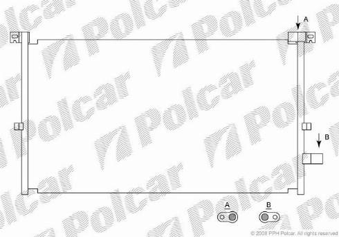 Polcar 3218K82X - Kondenzator, klima-Uređaj www.molydon.hr